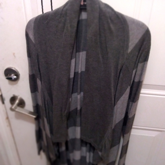 Calvin Klein striped long cardigan - Picture 1 of 3